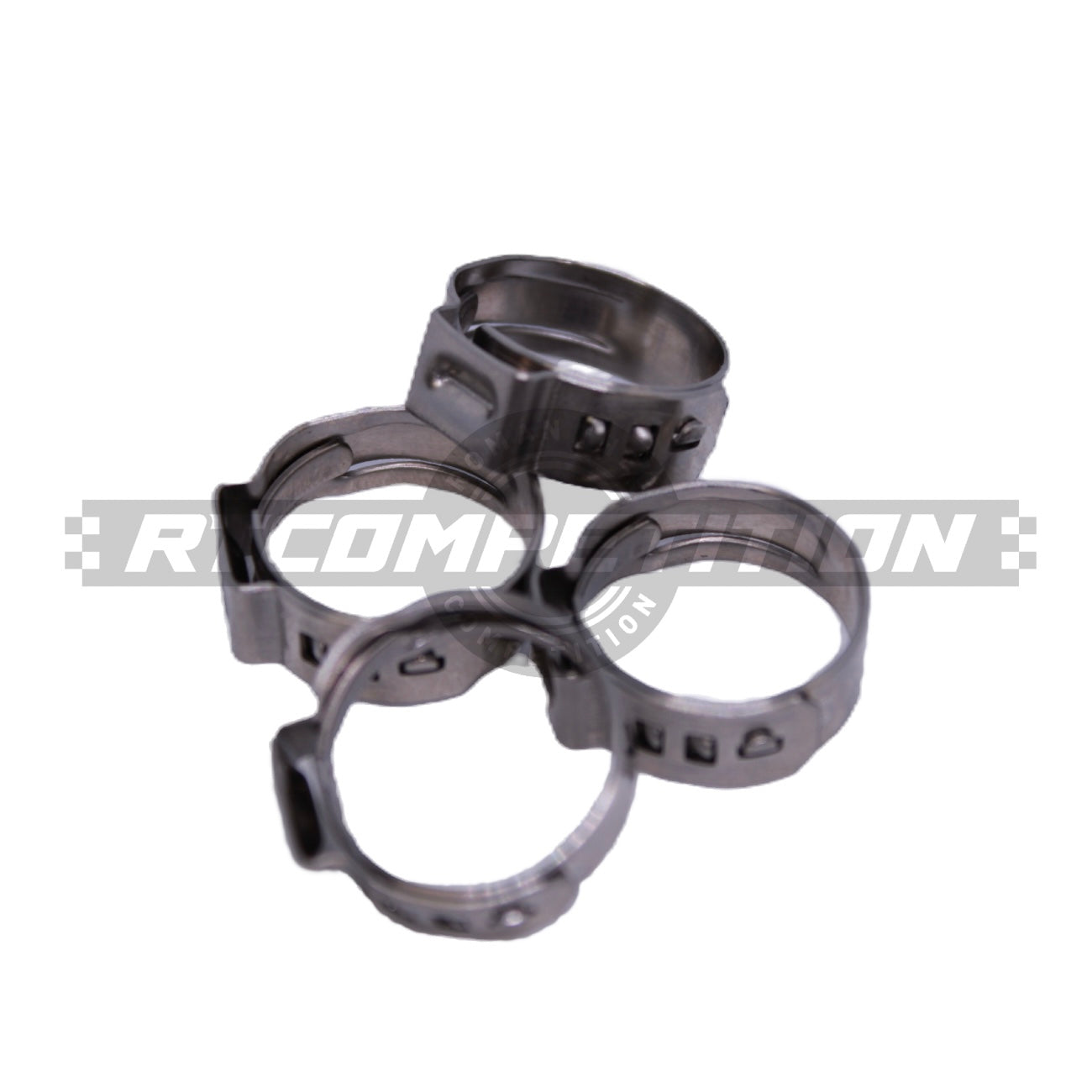 Stainless steel fuel hose clamps