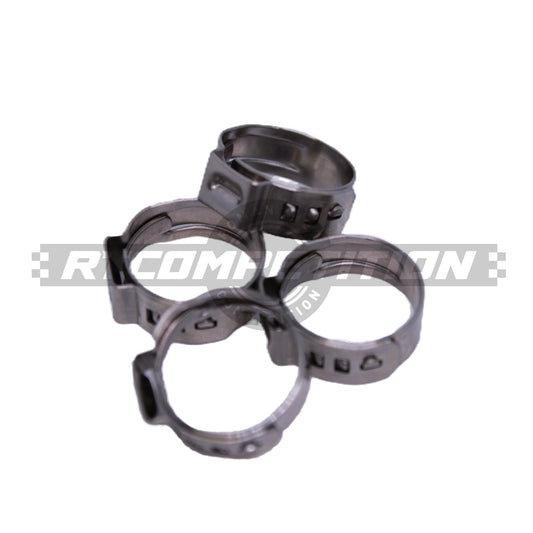 Stainless steel fuel hose clamps