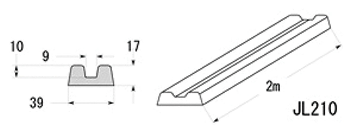 Teflon rail Factory Zero