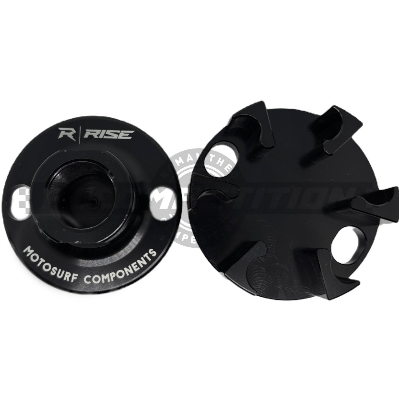 Black mass cut aluminum coupler